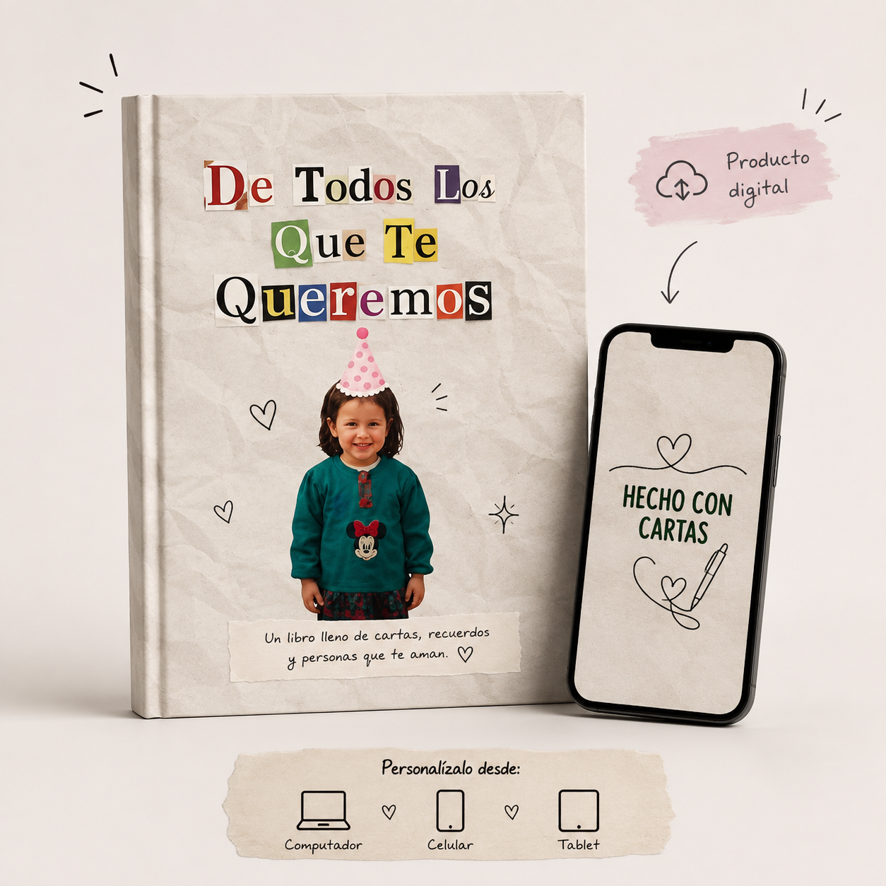 Libro Digital Editable de Cartas y Recuerdos