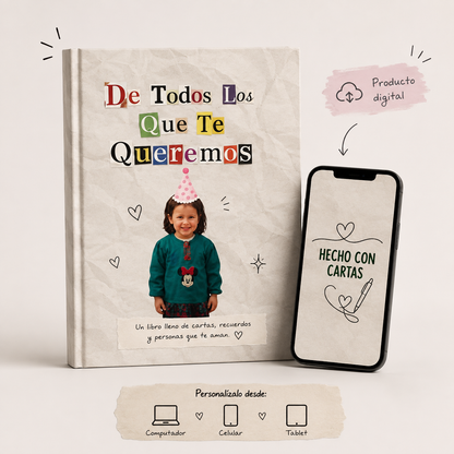 Libro Digital Editable de Cartas y Recuerdos