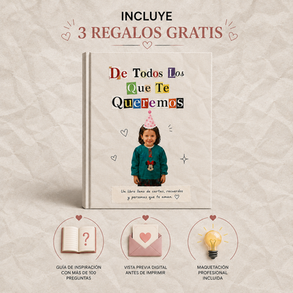 Libro Físico de Cartas y Recuerdos